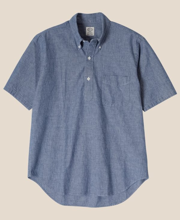 PURA IVY BD POPOVER 5.5oz Blue Chambray